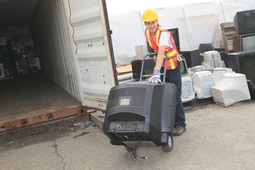 Eco-friendly disposal and recycling during loft clearance